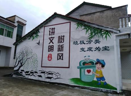 苍梧墙绘是现在流行的墙体广告